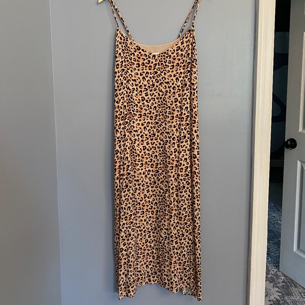 Leopard print dress
